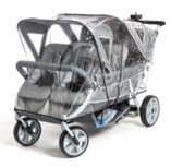 Childhood Regenkap voor opvouwbare kinderwagen Cabrio voor 4 kinderen Childhood Regenkap voor opvouwbare kinderwagen Cabrio voor 4 kinderen