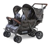Childhome Wandelwagen Quadruple voor 4 kinderen + regenhoes + zonnekap Childhome Wandelwagen Quadruple voor 4 kinderen + regenhoes + zonnekap