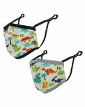 DreamBaby gezichtsmasker of mondkapje voor kinderen dinosaurus 2 stuks DreamBaby gezichtsmasker of mondkapje voor kinderen dinosaurus 2 stuks