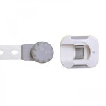 Dreambaby Twist 'N Lock multifunctioneel slot | 1 stuks wit/grijs Dreambaby Twist 'N Lock multifunctioneel slot | 1 stuks wit/grijs
