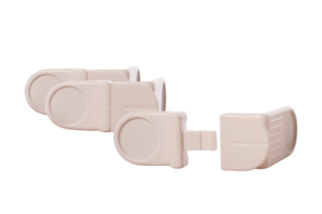 Stork Childcare zelfklevend ladeslot | wit (3 stuks) Stork Childcare zelfklevend ladeslot | wit (3 stuks)