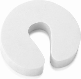 Little chicks deurstopper foam wit duo-pack 2 stuks Little chicks deurstopper foam wit duo-pack 2 stuks
