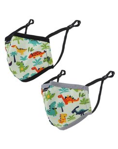 DreamBaby gezichtsmasker of mondkapje voor kinderen dinosaurus 2 stuks DreamBaby gezichtsmasker of mondkapje voor kinderen dinosaurus 2 stuks
