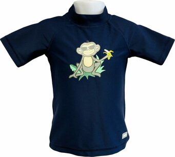 Banz UV-beschermend zwemshirt - donkerblauw/aapje (0-4 jaar) Banz UV-beschermend zwemshirt - donkerblauw/aapje (0-4 jaar)
