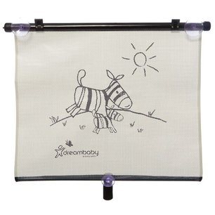 Dreambaby auto zonnescherm Zebra | extra breed 50cm Dreambaby auto zonnescherm Zebra | extra breed 50cm