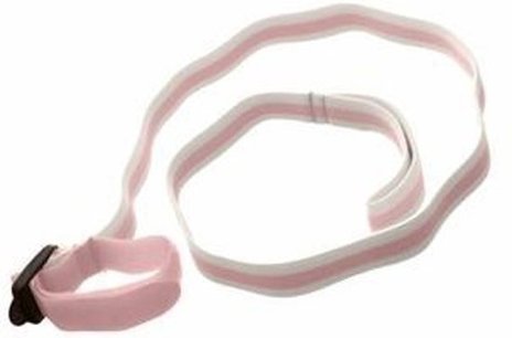 Dreambaby Wrist buddy elastisch wandelkoord | Roze - Wit Dreambaby Wrist buddy elastisch wandelkoord | Roze - Wit
