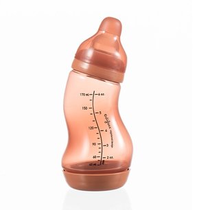 Difrax S-fles natural 170 ml Brick bruin Difrax S-fles natural 170 ml Brick bruin