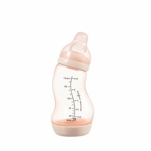 Difrax S-fles natural 170 ml Blossom Roze Difrax S-fles natural 170 ml Blossom Roze