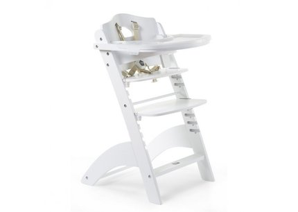 Childhome Baby meegroeistoel Lambda 3 wit met PVC tablet Childhome Baby meegroeistoel Lambda 3 wit met PVC tablet