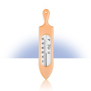 Badthermometer met handgreep roze Badthermometer met handgreep roze