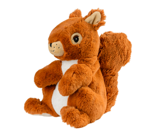 Warmies magnetronknuffel eekhoorn Warmies magnetronknuffel eekhoorn