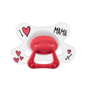 Fopspeen Difrax 12-18 maanden Natural I Love Mama Fopspeen Difrax 12-18 maanden Natural I Love Mama