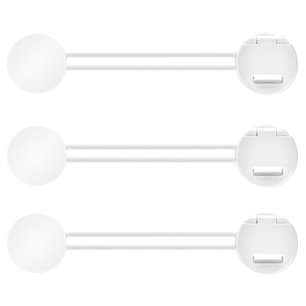 Reer multifunctionele kindersloten 3 stuks wit Reer multifunctionele kindersloten 3 stuks wit