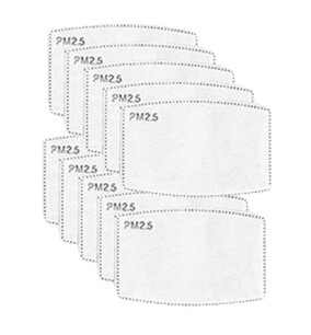 PM2.5-filters | 10 stuks voor SuperShrunks mondkapjes PM2.5-filters | 10 stuks voor SuperShrunks mondkapjes