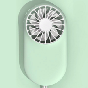 MyKelys - Mini slim ventilator mint groen-wit MyKelys - Mini slim ventilator mint groen-wit