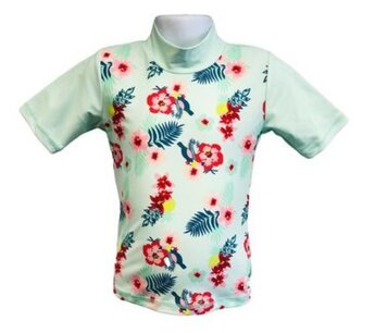 Banz UV-beschermend zwemshirt - groen/bloemen (0-4 jaar) Banz UV-beschermend zwemshirt - groen/bloemen (0-4 jaar)