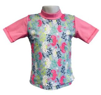 Banz UV-beschermend zwemshirt - blauw/roze zeepaard (0-4 jaar) Banz UV-beschermend zwemshirt - blauw/roze zeepaard (0-4 jaar)