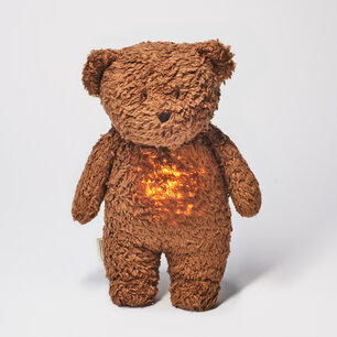 Moonie knuffel the humming bear Caramel Moonie knuffel the humming bear Caramel