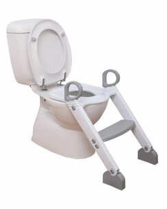 Dreambaby Step-Up Toilet Trainer Grijs-Wit Dreambaby Step-Up Toilet Trainer Grijs-Wit