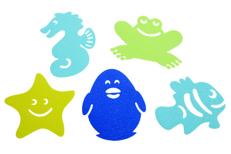 Dreambaby anti-slip badmat figuurtjes (10 stuks) Dreambaby anti-slip badmat figuurtjes (10 stuks)