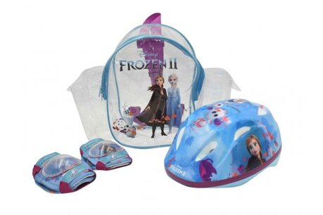 Disney Frozen 2 fietshelm en veiligheid set Helm 51 tot 55cm Disney Frozen 2 fietshelm en veiligheid set Helm 51 tot 55cm